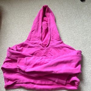 Lululemon sonic pink cropped hoodie